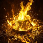 تشخیص طلا با سوزاندن